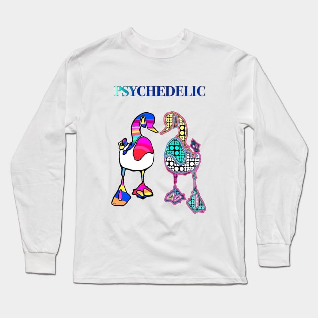 PSYCHEDELIC Long Sleeve T-Shirt by TONYARTIST